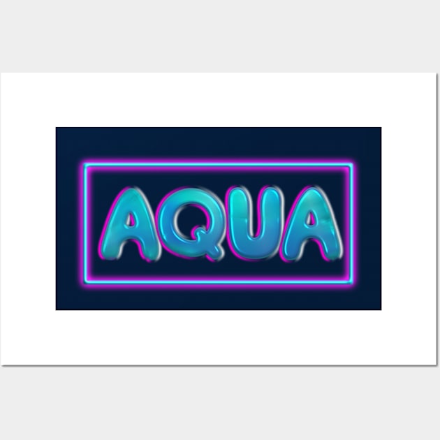 Aqua Wall Art by BoonieDunes